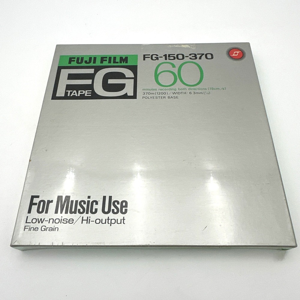 Fuji FG-150-370 Music Reel To Reel Tape 60 Min Low Noise Hi Output New Sealed